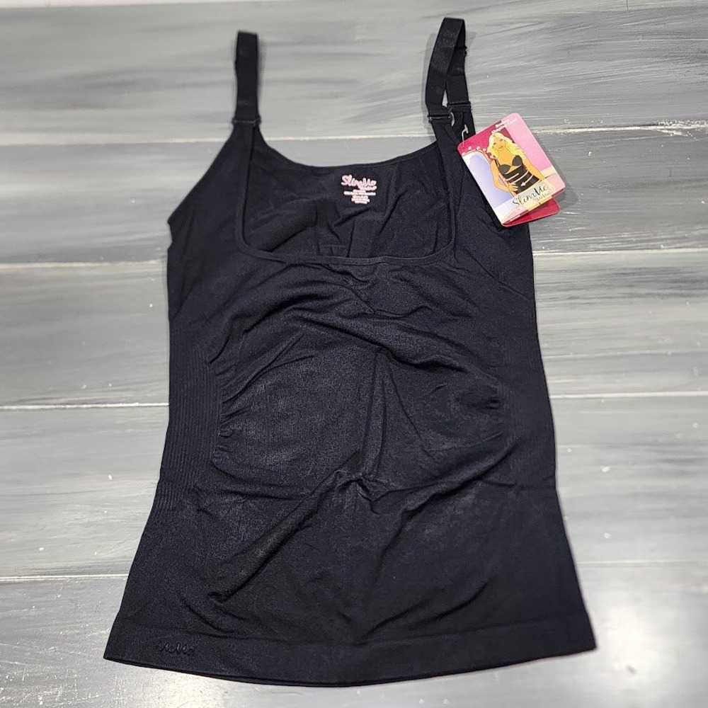 MeMoi Braless Cami Shaper Timekeeper High Back Size Q1 16/18 Black